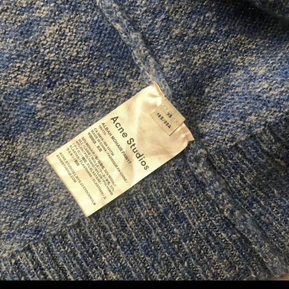 Acne Studios | Blue Raya Mohair Long Cardigan - Picture 4 of 7